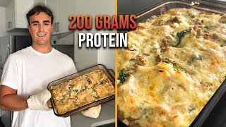 High Protein Breakfast Casserole  Easy amp Delicious Meal Prep [upl. by Deborath]