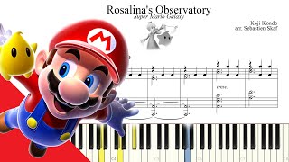 Rosalinas Observatory  Super Mario Galaxy Piano cover [upl. by Carrelli641]