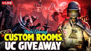 BGMI LIVE CUSTOM ROOM  RP AND UC GIVEAWAY EVERY MATCH  ALL WEAPONS AND TDM CUSTOMS [upl. by Vogele]