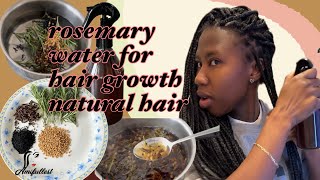 Rosemary Water For Hair Growth  DIY Rosemary Water Recipe [upl. by Chee914]