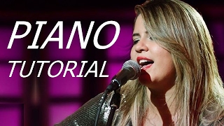 Eu Sei De Cor  Marília Mendonça Piano Tutorial [upl. by Clarita]