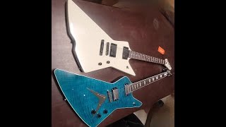 Harley Benton EX84 VS Firefly FFLX Explorer Style guitar Challenge Unboxing amp Head to Head [upl. by Yelraf269]