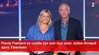 Flavie Flament se confie sur son duo avec Julien Arnaud dans Télématin [upl. by Rj357]