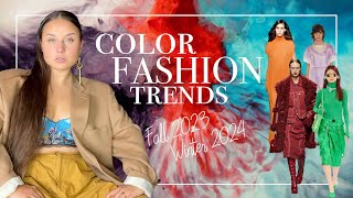 Color Fashion Trends Fall 2023 Winter 2024 Runway Highlights and Styling Ideas [upl. by Ysset]