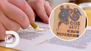 How To Make Illuminated Manuscripts Using Traditional Techniques  History In The Making [upl. by Woolson]