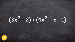 How do we add and subtract polynomials [upl. by Yentnuoc]