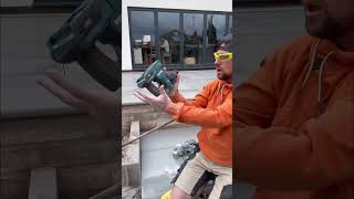 Creating The Perfect Curve uk diy patio porcelain tools renovation [upl. by Hannavas785]