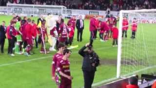 Zulte Waregem wint tegen Club Brugge  160513 [upl. by Lesirg]