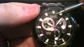 How to set Time amp Calendar on Citizen EcoDrive 8700 BL809752E [upl. by Anawal523]