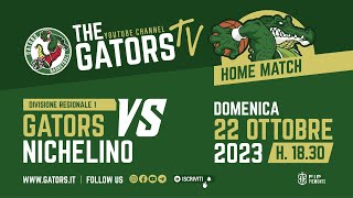 DIVISIONE REGIONALE 1 Gators VS Nichelino LIVE [upl. by Endys]