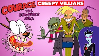 Courage the Cowardly Dog Show  10 Creepiest Villains from Courage the Cowardly Dog [upl. by Nonnaihr583]