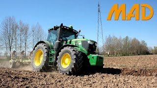 John Deere 7430P Cabview No Music [upl. by Enilamme137]