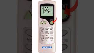 Voltas ac ko heat mode kaise kare  Voltas ac ka remote kaise chalate hain  Hot and cold ac [upl. by Oirom]