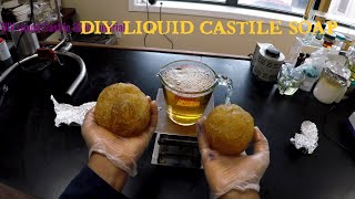 How To Make DIY Liquid Castile Soap [upl. by Kant]