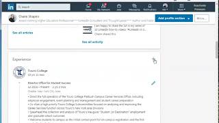 Multiple Positions At Same Employer LinkedIn Change [upl. by Marmawke212]