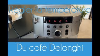 Comment régler la température du café sur Magnifica S Smart [upl. by Arahat]