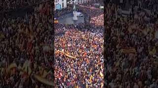 La Puerta del Sol en Madrid llena contra Sánchez [upl. by Naeloj]