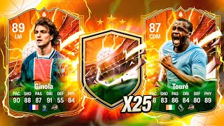 I Opened 25 Base Hero Upgrade Packs in EA FC 24 Ultimate Team [upl. by Anirol413]