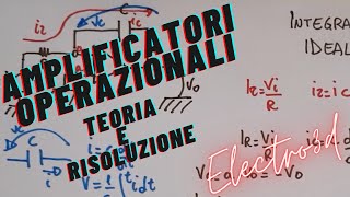 AMPLIFICATORI OPERAZIONALI TEORIA DI BASE RISOLUZIONE E SIMULAZIONI [upl. by Angid548]