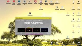 Belge Oluşturma Programı V2  Teşekkür Takdir Onur Başarı Belgesi [upl. by Weywadt527]