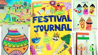 FESTIVAL JOURNAL with CREATIVITY  Safal teacher training Institute  Ecced course [upl. by Melak]