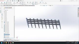 How to Design Aircraft Wing in Solid Works aircraft wings 3d solidworks ribs spars [upl. by Chenay]