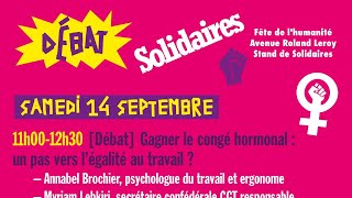 Gagner le congé hormonal  un pas vers l’égalité au travail [upl. by Eanert]