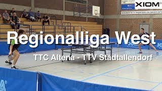 Regionalliga West  TTC Altena  TTV Stadtallendorf  Highlights [upl. by Rai325]