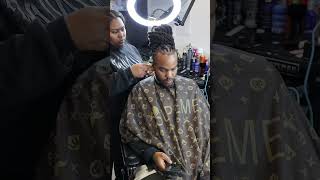 hiphop freestyle music barber atlantabarbershop rapper atlbarber barbershop haircut rap [upl. by Faber86]