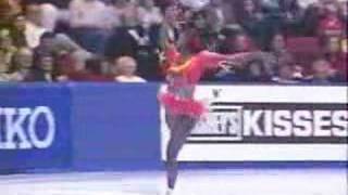 Surya Bonaly 1994 Skate America Freeskate [upl. by Anohsal]