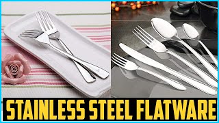 Top 5 Best Stainless Steel Flatware Sets in 2024 – Reviews [upl. by Mehelhteb]