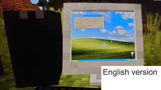 Computer in Minecraft VirtualBox VM mod showcase [upl. by Byrdie]