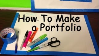 How to Make An Art Portfolio [upl. by Hazlip]