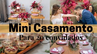 QUANTO GASTAMOS  Mini Casamento simples ao ar livre para 20 convidados  Valeu a pena Parte I [upl. by Wooster]