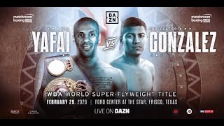 Roman Chocolatito Gonzalez vs Kal Yafai  Full Fight [upl. by Notnelc]