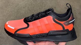 Adidas NMD V3 Beam Orange Black Shoes [upl. by Nirok488]