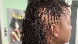 Sisterlocks Installation  FineThin Natural Hair [upl. by Elmore]