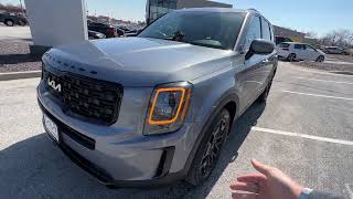 2022 KIA TELLURIDE SX NIGHTFALL TOWING IN EVERLASTING SILVER WITH BUTTERSCOTCH [upl. by Ahsena]