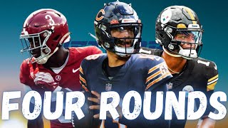 NFLs FOUR ROUND 2024 NFL Mock Draft  Mock the Mock [upl. by Noletta381]