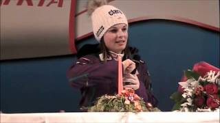 Anna Fenninger wins first World Cup in Lienz 2011 [upl. by Cozza]