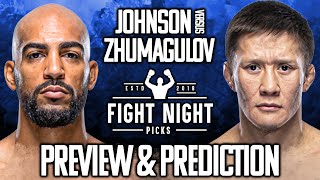 UFC Fight Night Charles Johnson vs Zhalgas Zhumagulov Preview amp Prediction [upl. by Mayeda393]