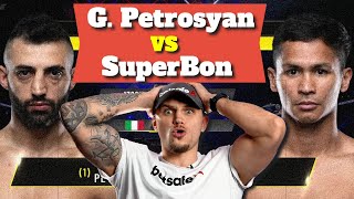 Georgio Petrosyan vs Superbon Banchamek  Kovos Apžvalga [upl. by Amelita965]