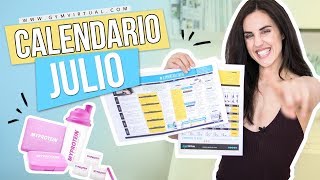 Presentación calendario GRATIS de julio  Reto cardio HIIT  premiados mes de junio  GYMVIRTUAL [upl. by Romilly]