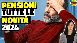 TUTTE LE NOVITÀ sulle PENSIONI con la LEGGE di Bilancio 2024 rivalutazione quota 103 opzione donna [upl. by Adnaloj432]