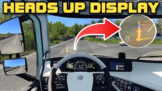 ETS2  How to Get Headsup Display HUD Navigation  Speedometer Mod [upl. by Carnay]