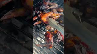 Jamaican Jerked wings 🔥foodlover foodie trending trendingshorts viralshorts [upl. by Lauber346]