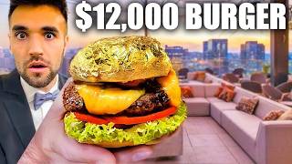 WORLDS CHEAPEST BURGER Vs MOST EXPENSIVE BURGER 014 vs 12000 [upl. by Yauqaj]