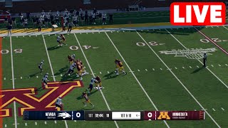 NCAAF LIVE🔴 Nevada Wolf Pack vs Minnesota Golden Gophers  Week 3 Full Game 2024 College Football 25 [upl. by Ichabod195]