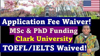 Direct BSc to PhD Scholarships in the US Application Fee Waiver TOEFL Waiver 30000 Stipend [upl. by Naujej725]