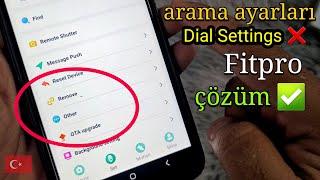 Fitpro Akıllı Saat Duvar Kağıdı Ayarı Sorun Çözümleri ✅️  Hayır Arama Ayarları  Dial Settings ❌️ [upl. by Sreip]